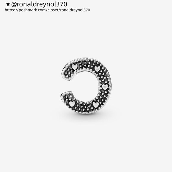 Pandora Letter C Alphabet Charm - Picture 4 of 6